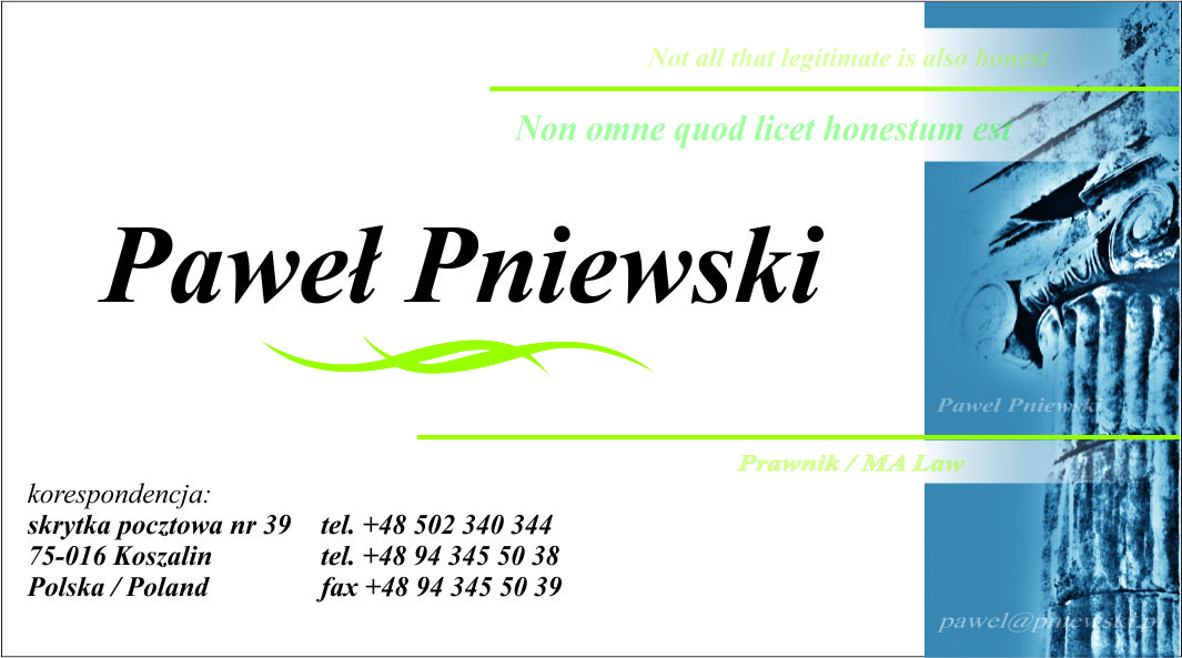 Paweł Pniewski +48 502 340 344
